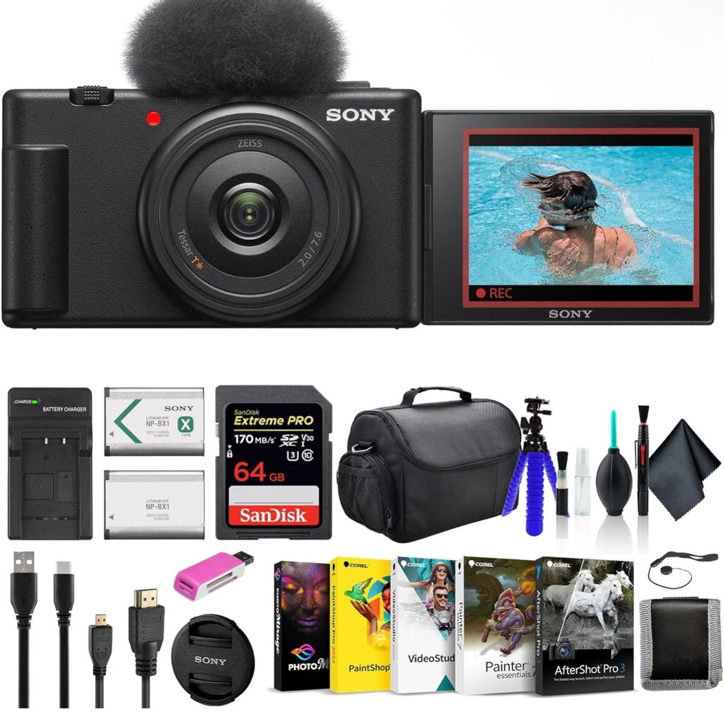 Sony ZV-1F Vlogging Camera